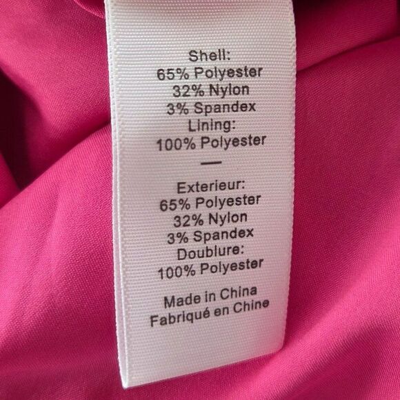 Likely Merino Dress Size 2 Fuchsia Pink Strapless Prom Homecoming Big Bow NEW - Picture 13 of 15